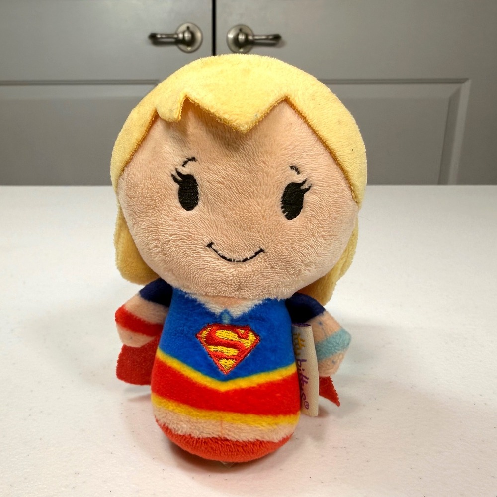 Hallmark Itty Bittys Supergirl DC Super Hero Girls Plush Stuffed Toy 4 Inch